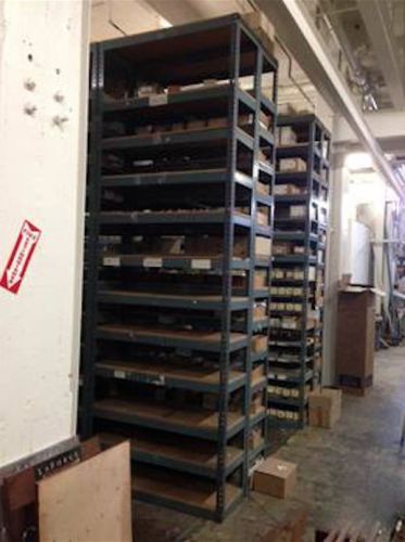 Boltless shelving 12&#039; x 4&#039; x 1.5&#039; qty 75 - san francisco business inventory sale for sale
