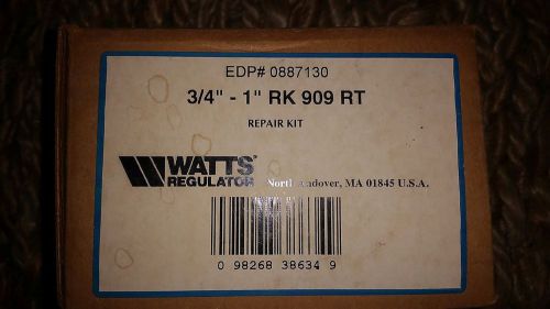 Watts 0887130 909 1&#034; complete rubber parts kit rk 909 rt nib backflow preventer for sale