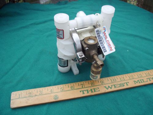 Wilden  air driven double diaphragm polypro 1/4 in 1/4 in pump for sale