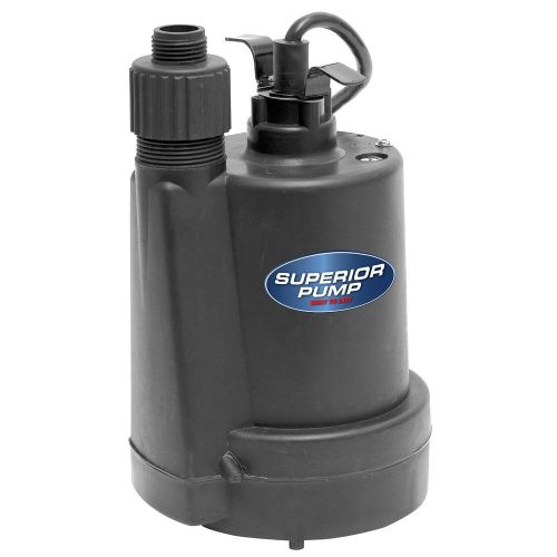 Powerful Amp 1/4 HP Submersible Utility Pump Water Transfer Portable Sump Flood