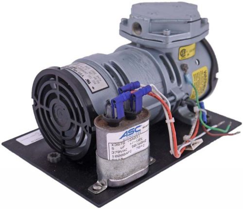 Gast moa-p129-hb industrial compact laboratory 2-port diaphragm vacuum pump for sale