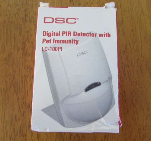 DSC LC-100PI Digital PIR Motion Detector Burglar Pet Immunity 60 Day return