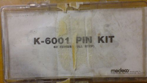 Medeco Pinning Kit  K-6001 60 Series Full Step