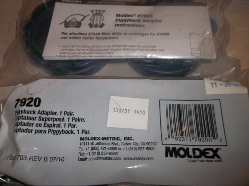 NEW LOT OF 2 PAIRS MOLDEX 7920 PIGGYBACK ADAPTER  (4 TOTAL) FOR RESPIRATOR (125)