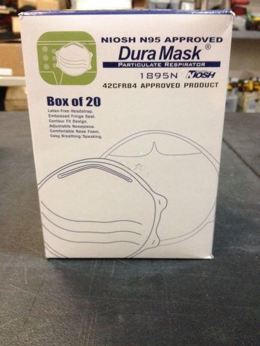 Brand New 1 Box DuraMask Particulate Respirator (Item #1895N) 20 masks per box