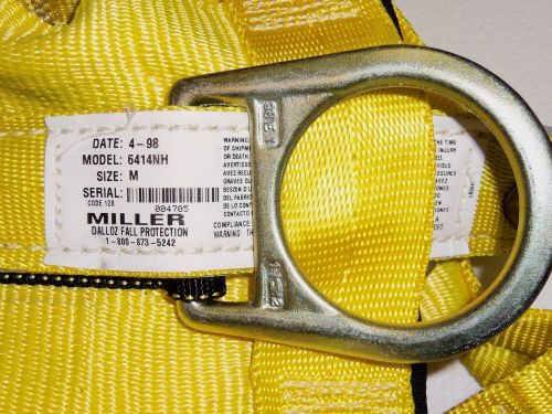 Miller 6414 NH Fall harness size M new old stock unused perfect condition