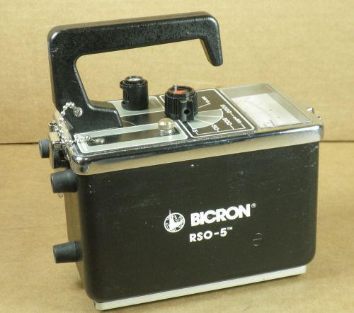 Bicron rso-5 portable survey meter beta gamma x-ray detector *parts* for sale