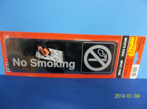 No Smoking Sign 3 x 9