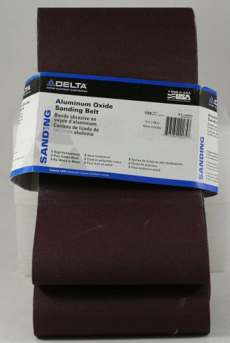 Delta 31-400 6&#034; x 108&#034; x 120 Grit Aluminum Oxide Sanding Belt New 31-400