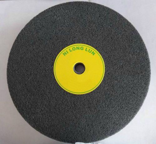 (200*50)mm Dark Grey 7P Fiber Polishing Buffing Wheel 180# Grit Nylon Abrasive