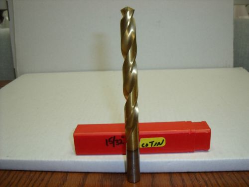 .4688&#034; 15/32&#034; TiN Coated High Speed Steel drill 3-3/4&#034; x 5-3/4&#034; USA - D12