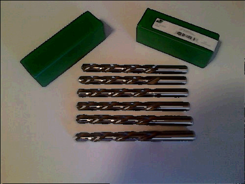 1:5000 for sale, 6 new left handed 1/2&#034; dia.  precision twist  010932 - jobber length drill bits
