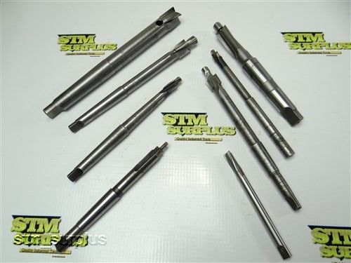 Lot of 8 morse taper counterbores 5/32&#034; to 3/4&#034; with 1mt &amp; 2mt cleveland for sale