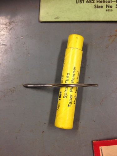 5/0 Taper Pin Reamer Spiral Flute HSS Machinist Tool Morse Union Or Standard USA