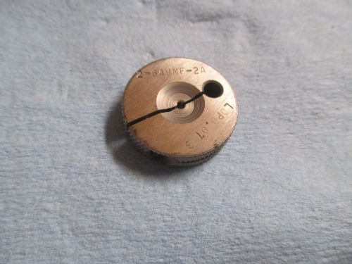 2 64 UNF 2A THREAD RING GAGE NO GO ONLY #2 P.D. .0733 TOOLS MACHINE SHOP TOOLS