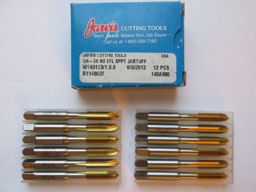 JARVIS 1/4-28 TAPS AS SHOWN 12pc NEW