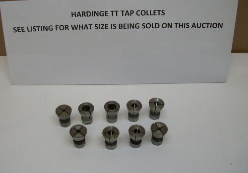 Hardinge tt tap collet for .168&#034; diameter taps for sale