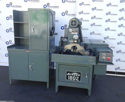 Sunnen mbc-1802d precision automatic power stroke honing machine &amp; cabinet for sale