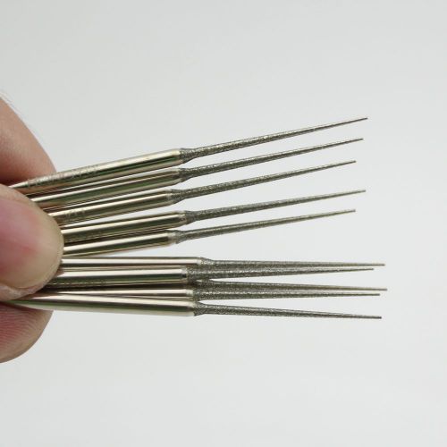 30pcs 3*70*1.5 mm lengthening diamond grinding needle bits mounted tapered point for sale