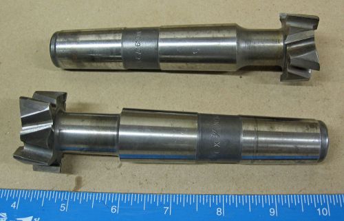 Two Brown and Sharpe #9 Taper Milling Cutters
