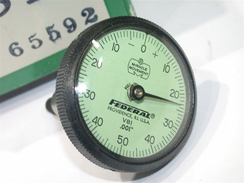 Federal dial .001&#034; perpendicular indicator model v8i for sale
