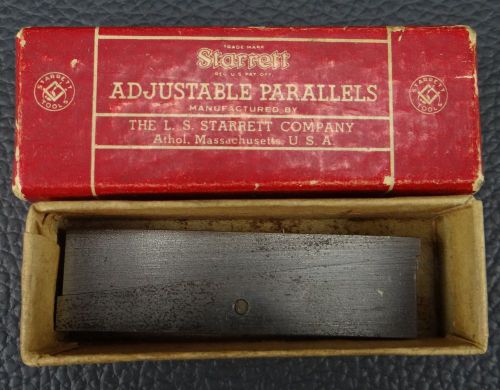 Starrett adjustable parallel # 154-b - vintage -1 piece only for sale