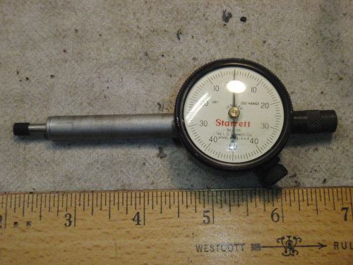 Starrett  # 81-141 dial depth gauge .001&#034; and .250&#034; range for sale