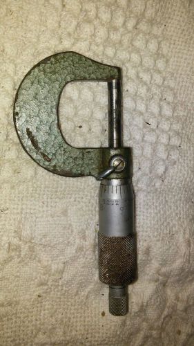 Mitutoyo No. 103-260 0-1&#034; .0001&#034; Outside Micrometer