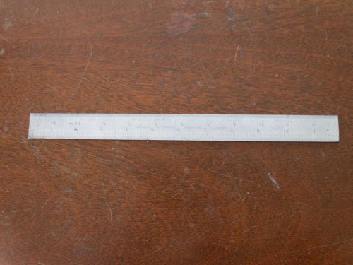 Starrett No 16R machinist scale 12&#034; long used good condition lufkin sheet metal