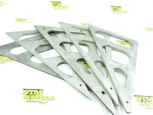LOT OF 5 PATTERNMAKER&#039;S LAYOUT TRIANGLES ALUMINUM