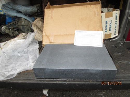 MACHINIST TOOLS LATHE MILL NOS Unsued Machinist Granite Surface Plate 12 x 8 x 3