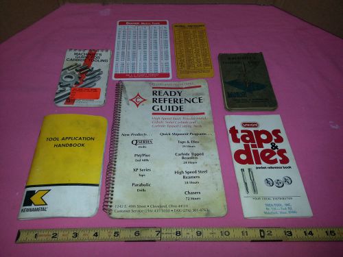 MACHINIST&#039;S VINTAGE LOT OF METAL FABRICATION MANUALS BOOKS CLEVELAND TWIST UNION
