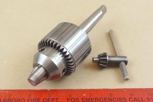Mt2 jacobs super chuck 14 heavy duty ball bearing 4 lathe tailstock  0 - 1/2&#034; for sale