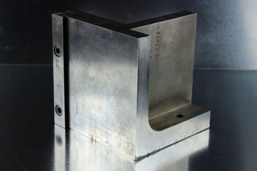 RIGHT ANGLE BLOCK PLATE WORKHOLDING MACHINIST 6&#034; X 5-7/8&#034; HEAVY DUTY