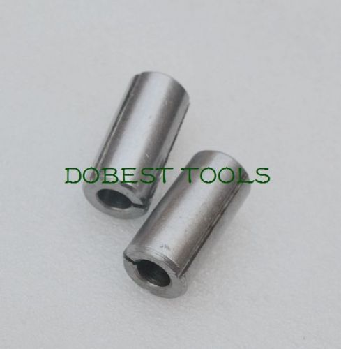 2pcs power collet chuck adapter for tools bits cnc router parts 1/2&#034;to 8mm