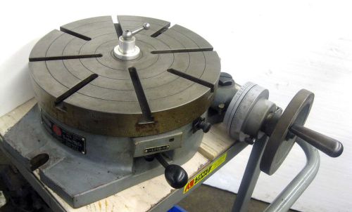 Troyke 12&#034; diameter t-slotted horizontal rotary table model r-12 for sale