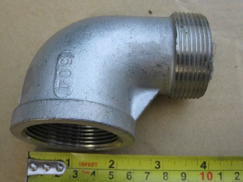 90 degree 304 stainless street elbow 1-1/2” npt 150# home brewing for sale