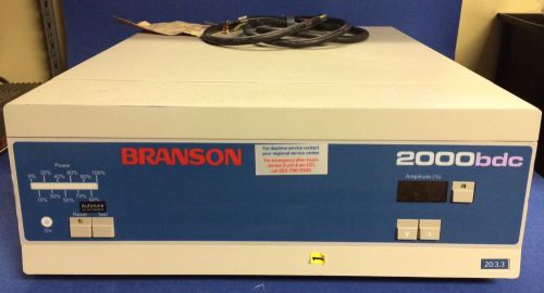 Branson Power Supply  # 2000bdc  20:3.3 ~200-245V ~Max output power: 3,300 Watts