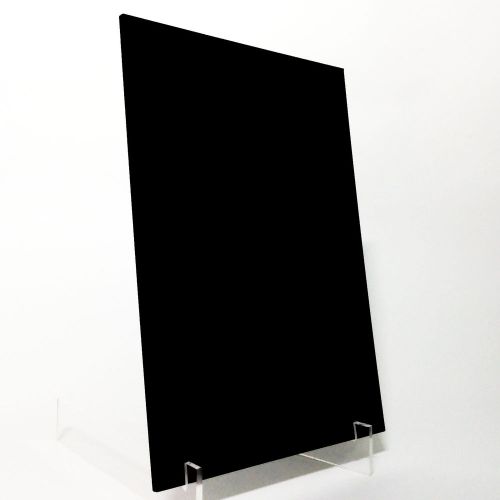 Black 3mm perspex acrylic plastic plexiglass cut 210mm x 300mm a4 sheet size for sale