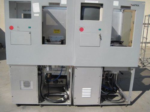 Two Used Matrix 10 Plasma Asher Machine for 8 inch Wafer Process