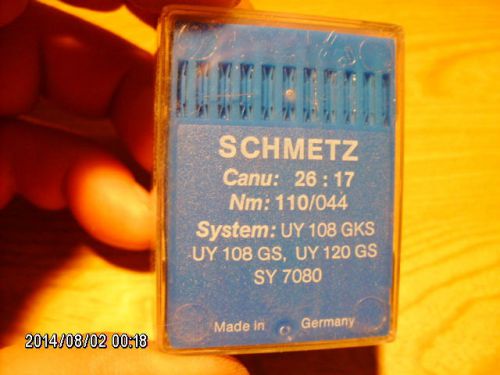 100 pc SCHMETZ sewing machine needles UY 108 GKS NM 110/044