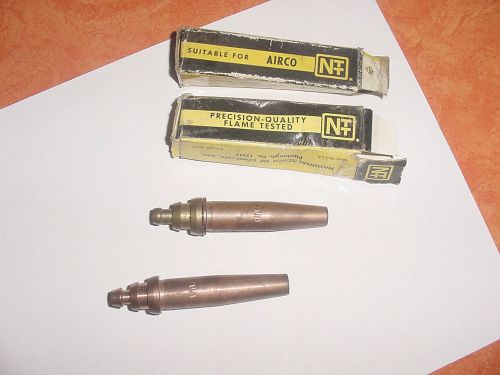 two new NTT torch tips - style 164 no.5  and  style 209f no.4