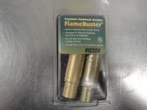 Victor flame buster fbr-1 0656-0004 regulator flashback arrestor set 1 oxy 1 ace for sale