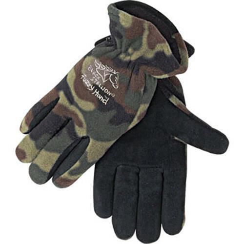 Revco Black Stallion 15FH-CAMO Polar Fleece/Cowhide Winter Gloves, X-Large
