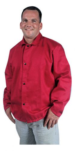 Tillman 6230r 30&#034; 9 oz. red fr westex proban cotton welding jacket, 4x-large for sale