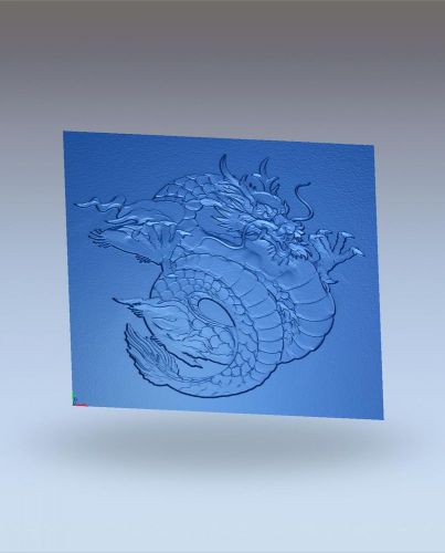 3d stl model for cnc router mill - chinese dragon for sale