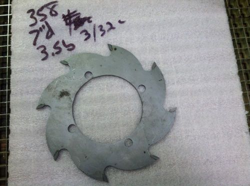 3.5 bore 3/32 ct 7 dia carbide tipped 358 shaper cutter rabbet dado looks good for sale
