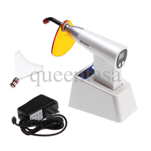 Dental wireless inductive charge LED light curing lamp with photometer available
