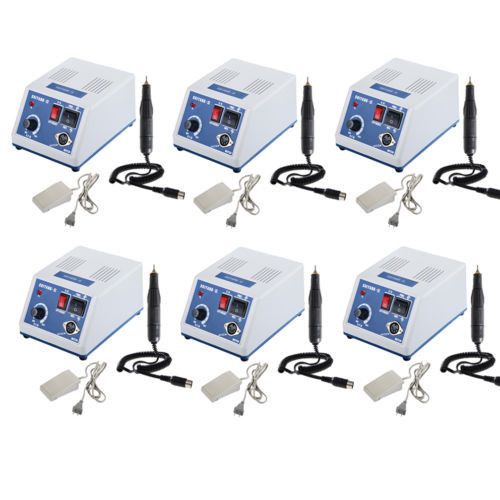 6sets dental marathon machine electric motor polishing w/3.5k rmp handpiece for sale