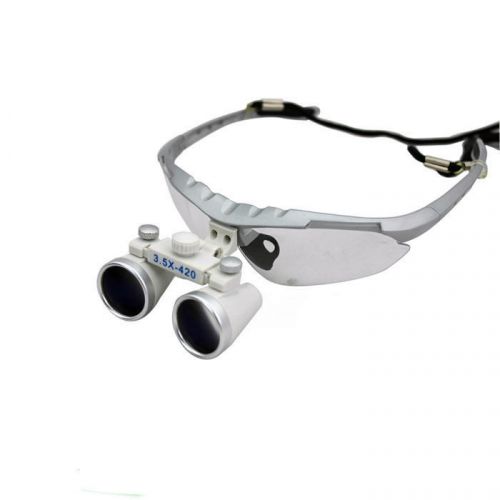 New  dental surgical binocular loupes 3.5 x 420mm lucky for sale
